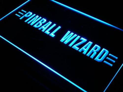 Pinball Wizard Game Shop Lure Neon Light Sign